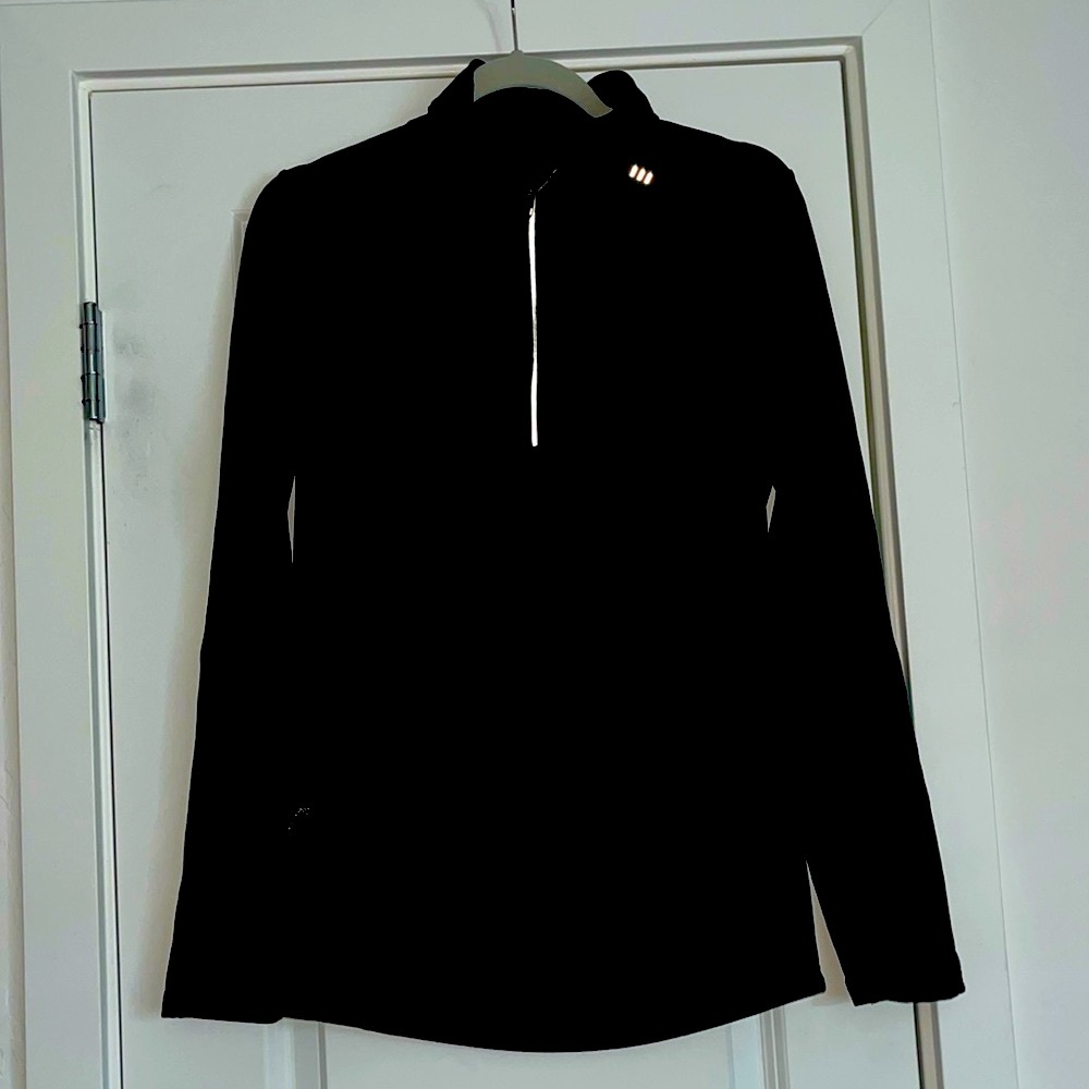 LuLuLemon mens slip over size Small neck zipper dark grey
